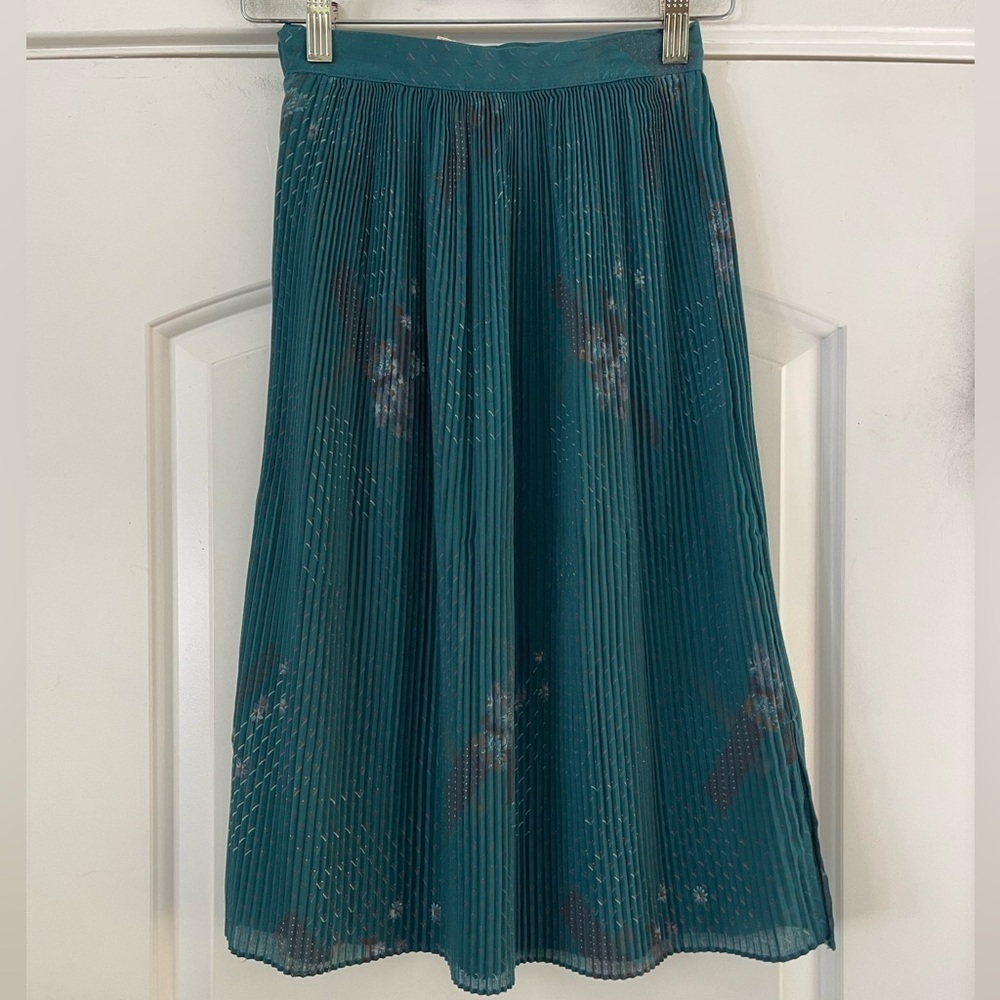 Vintage Union Made Clyde Floral Accordion Skirt - 0